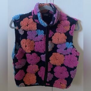 Funky Colorful Fleece Vest